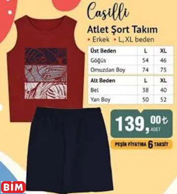 CASİLLİ ATLET ŞORT TAKIM CASİLLİ ATLET ŞORT TAKIM